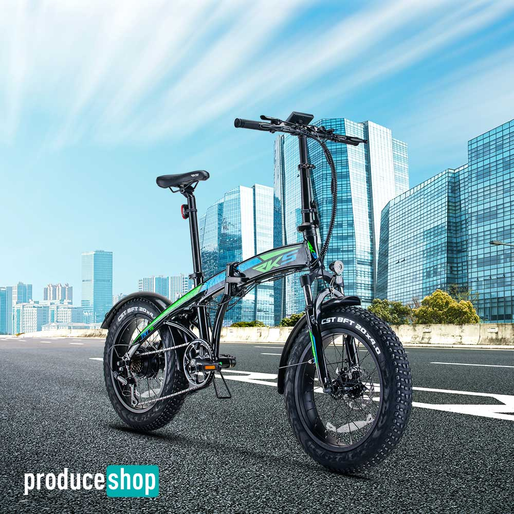 Bici bicicletta elettrica ebike pieghevole Tnt10 Rks Shimano - Foto 12 di 30