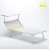 Lettino spiaggia mare in alluminio Grande Italia XL professionale 