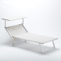 20 Lettini spiaggia mare professionali grandi in alluminio Italia Xl stock Sconti