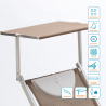 Lettino spiaggia mare prendisole in alluminio Santorini Limited Edition 