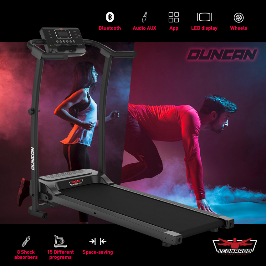 Elektrisches Fitness Digital Gepolsterte Faltbare Duncan Duncan