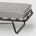 Brandina letto pieghevole con doghe e materasso 80x190cm in microfibra Demetra Costo
