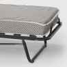 Brandina letto pieghevole con doghe e materasso 80x190cm in microfibra Demetra Costo