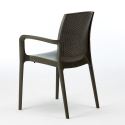 Sedie Poltrona Poly Rattan Braccioli per Giardino Bar Ristorante Boheme Grand Soleil Misure