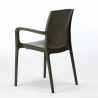 Sedie Poltrona Poly Rattan Braccioli per Giardino Bar Ristorante Boheme Grand Soleil Misure
