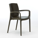 Sedie Poltrona Poly Rattan Braccioli per Giardino Bar Ristorante Boheme Grand Soleil Prezzo