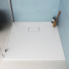 Piatto doccia quadrato 90x90 filo pavimento resina bagno moderno Stone Vendita