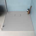 Piatto doccia quadrato 90x90 filo pavimento resina bagno moderno Stone Acquisto