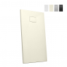 Piatto doccia in resina filo pavimento rettangolare 140x70 design moderno Stone Stock