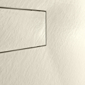 Piatto doccia in resina filo pavimento rettangolare 140x70 design moderno Stone Misure