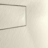 Piatto doccia in resina filo pavimento rettangolare 140x70 design moderno Stone Misure
