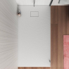 Piatto doccia filo pavimento resina rettangolare 160x70 design moderno Stone Vendita