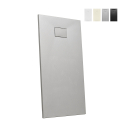 Piatto doccia filo pavimento resina rettangolare 160x80 Stone Promozione