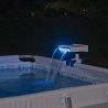 Bestway 58619 cascata multicolore Led piscina fuori terra Soothing Flowclear