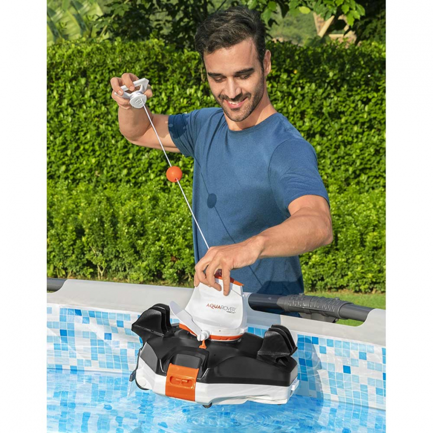 Robot pulitore piscina Bestway 58622 automatico senza fili AquaRover Flowclear