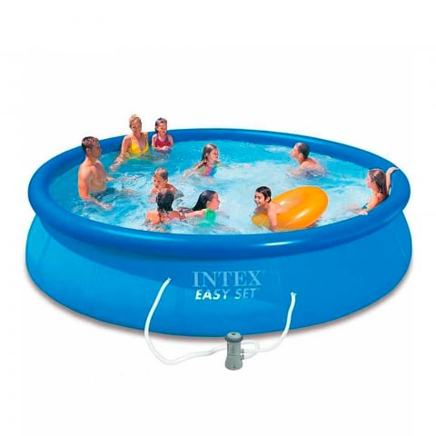 Intex 28132 Easy Set piscina fuori terra gonfiabile rotonda 366x76 Promozione