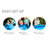 Intex 28132 Easy Set piscina fuori terra gonfiabile rotonda 366x76