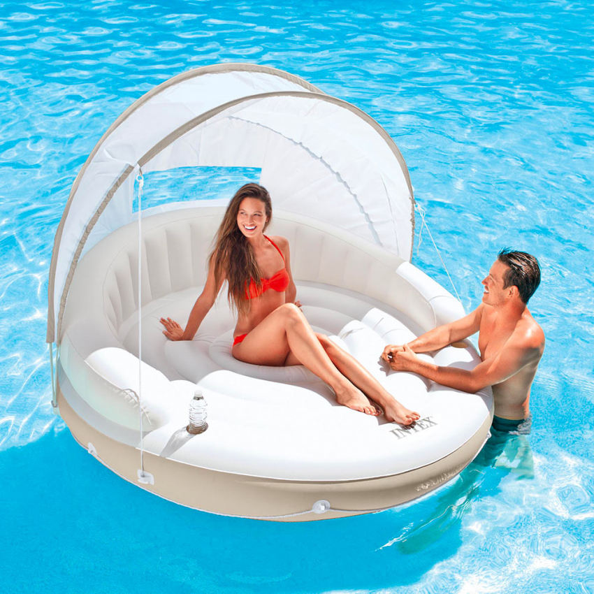 divano/lettino/amaca gonfiabile per ambienti esterni Vitchelo adatto per campeggio piscina ed eventi 
