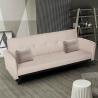 Divano letto 3 posti in tessuto reclinabile clic clac design moderno Tulum 
