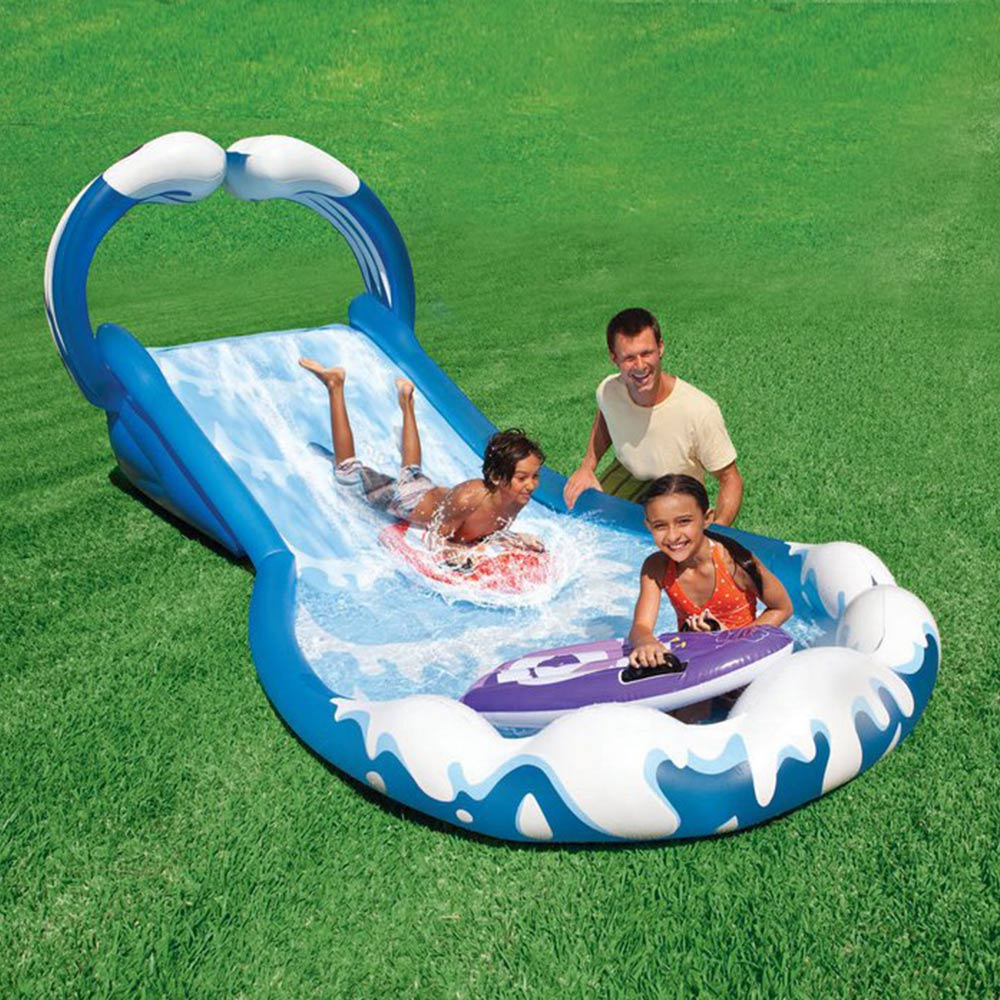 Scivolo Gonfiabile per Giardino Spiaggia Bambini Intex 57469 Surf Slide