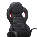 Sedia ufficio ergonomica poltrona gaming stile racing ecopelle GP Fire Offerta