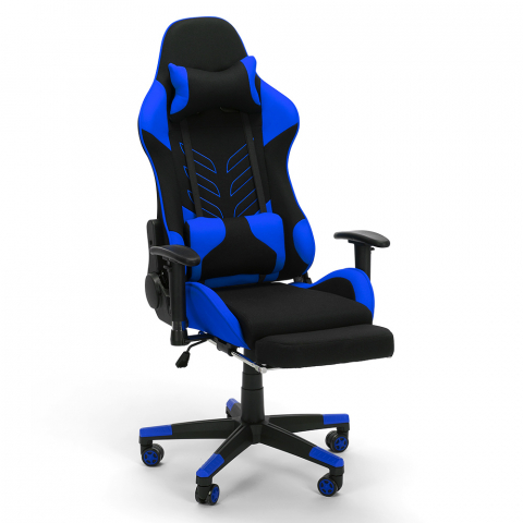 Sedia gaming ufficio ergonomica design con cuscini e braccioli Misano Sky