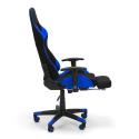 Poltrona sedia gaming ergonomica ufficio poggiapiedi cuscini Misano Sky Sconti