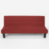 Divano letto in microfibra velluto 2 posti design moderno Ametista Rainbow Misure