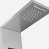 Pannello colonna doccia in acciaio con miscelatore cascata idromassaggio display LED Abano Caratteristiche