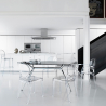 Sedie design moderno trasparente per cucina sala pranzo bar ristorante Scab Igloo