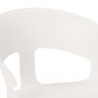 Sedia design moderno in metallo polipropilene per cucina bar ristorante Evelyn 