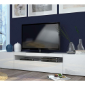Mobile porta TV design ante cassetto ribalta 200cm Daiquiri White L Stock