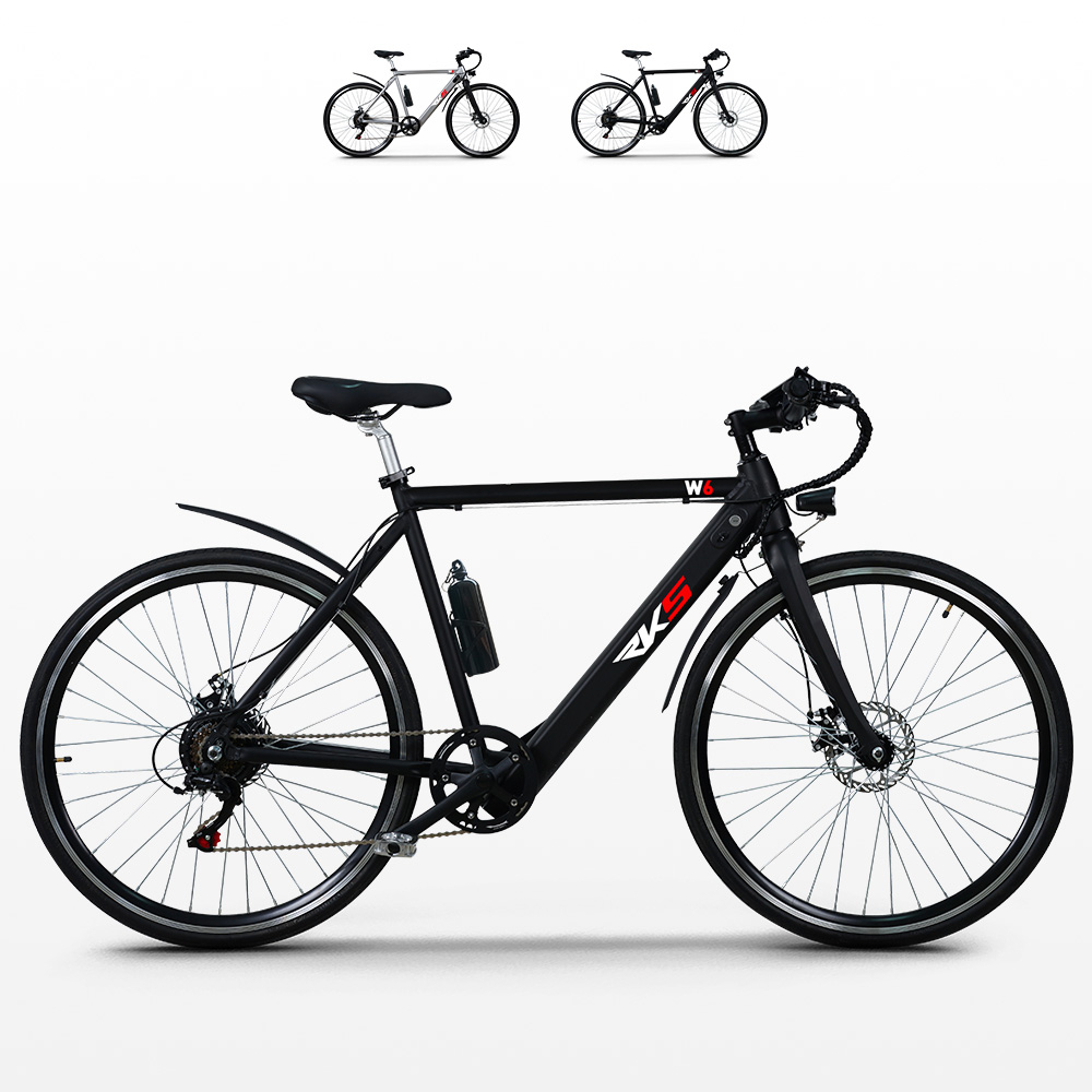 Bicicletta elettrica ebike city bike da uomo 250W Shimano W6 - Foto 11 di 22