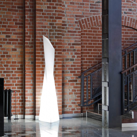 Lampada da terra colonna design moderno contemporaneo Slide Manhattan Promozione