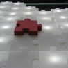 Lampada da terra modulare design moderno contemporaneo Slide Puzzle