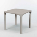Tavolo bar Poly rattan esterni 80x80 Grand Soleil Olè Offerta