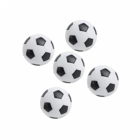Set 5 palline di ricambio 30mm per calcio balilla biliardino Promozione
