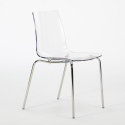 Sedie bar cucina gambe acciaio impilabile Lollipop Grand Soleil Misure