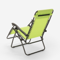 Sedia sdraio spiaggia giardino pieghevole multiposizione Emily Zero Gravity 
