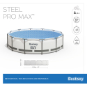 Piscina fuoriterra rotonda Bestway Steel Pro Max 305x76cm 56406 Saldi