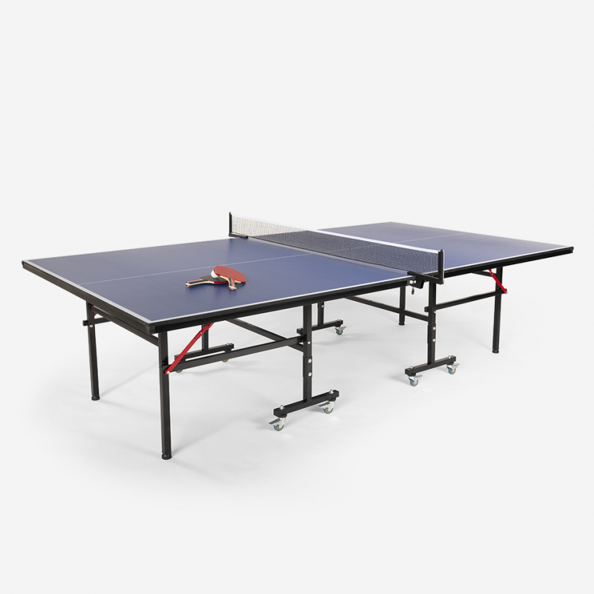 Set Da Ping Pong Palline Racchette Rete Per Tavolo Sport Gioco Divertimento 266 