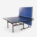Tavolo ping pong 274x152,5cm professionale pieghevole con tendirete racchette palline Booster Offerta