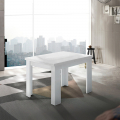 Tavolo da pranzo bianco allungabile a libro 90x90-180cm Jesi Liber Promozione