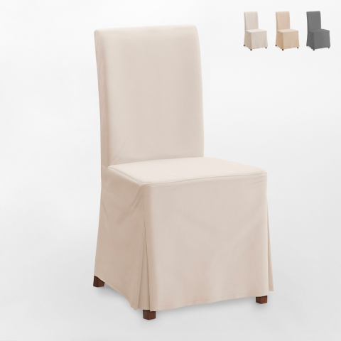 Fodera copertura per sedia Comfort lavabile lunga