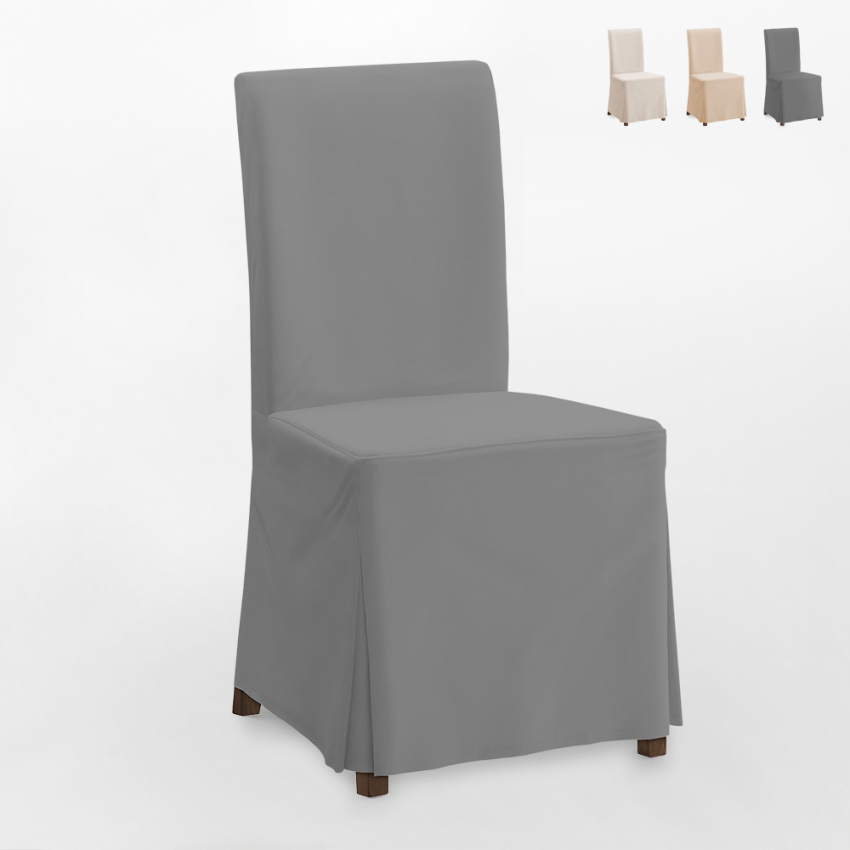 Fodera copertura per sedia Comfort lavabile lunga Vendita
