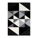 Tappeto moderno design geometrico rettangolare grigio nero Milano GRI013 Vendita