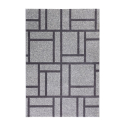 Tappeto moderno design geometrico rettangolare grigio nero Milano GRI015 Vendita