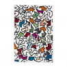 Tappeto design moderno soggiorno multicolore pop art Milano MUL023 Vendita