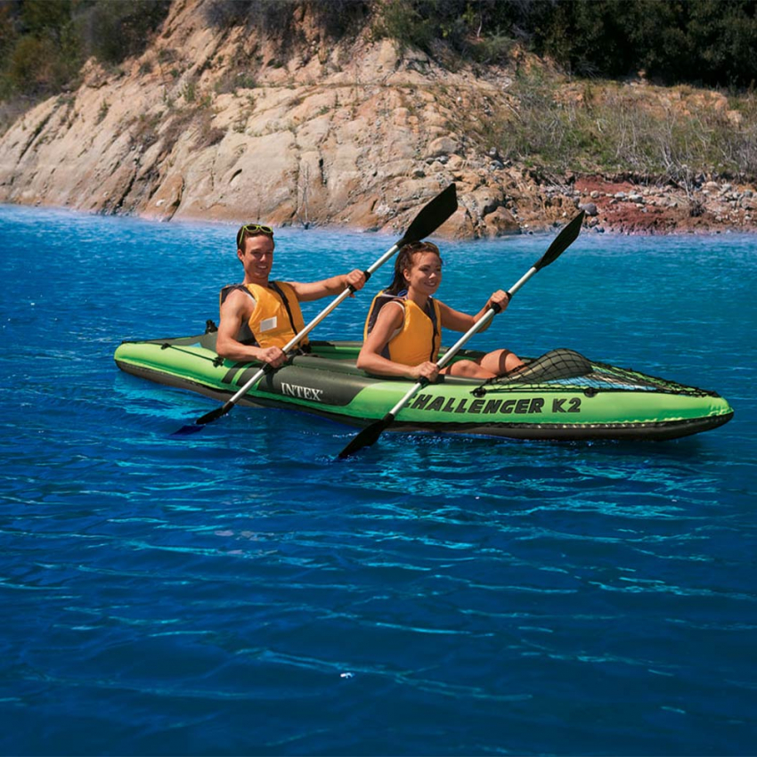 Canoa Kayak Gonfiabile Intex 68306 Challenger K2