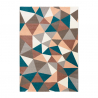Tappeto design moderno motivo geometrico multicolore Milano GLO010 Vendita